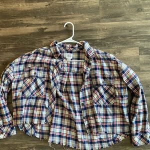 Cropped flannel